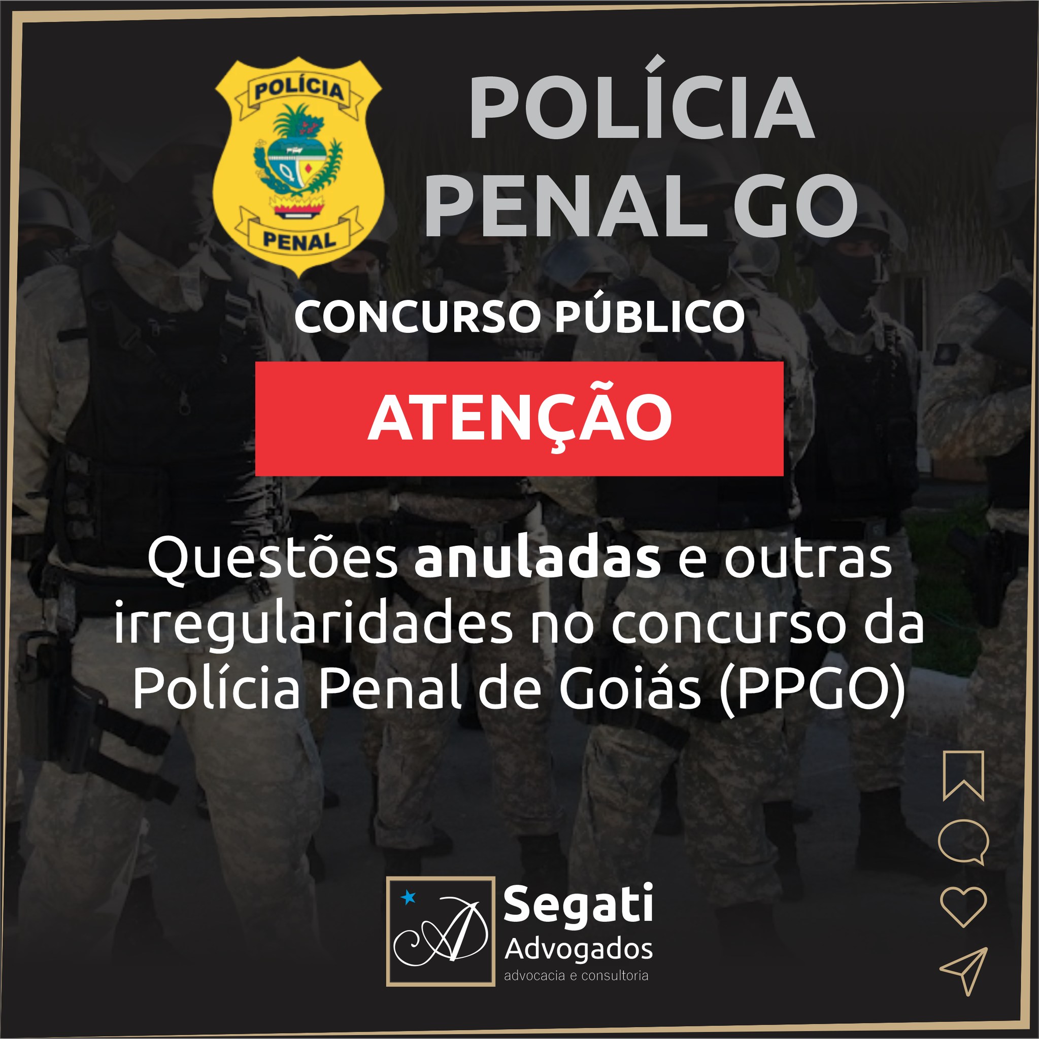 Quest&otilde;es anuladas e outras irregularidades no concurso da Pol&iacute;cia Penal de Goi&aacute;s (PPGO)