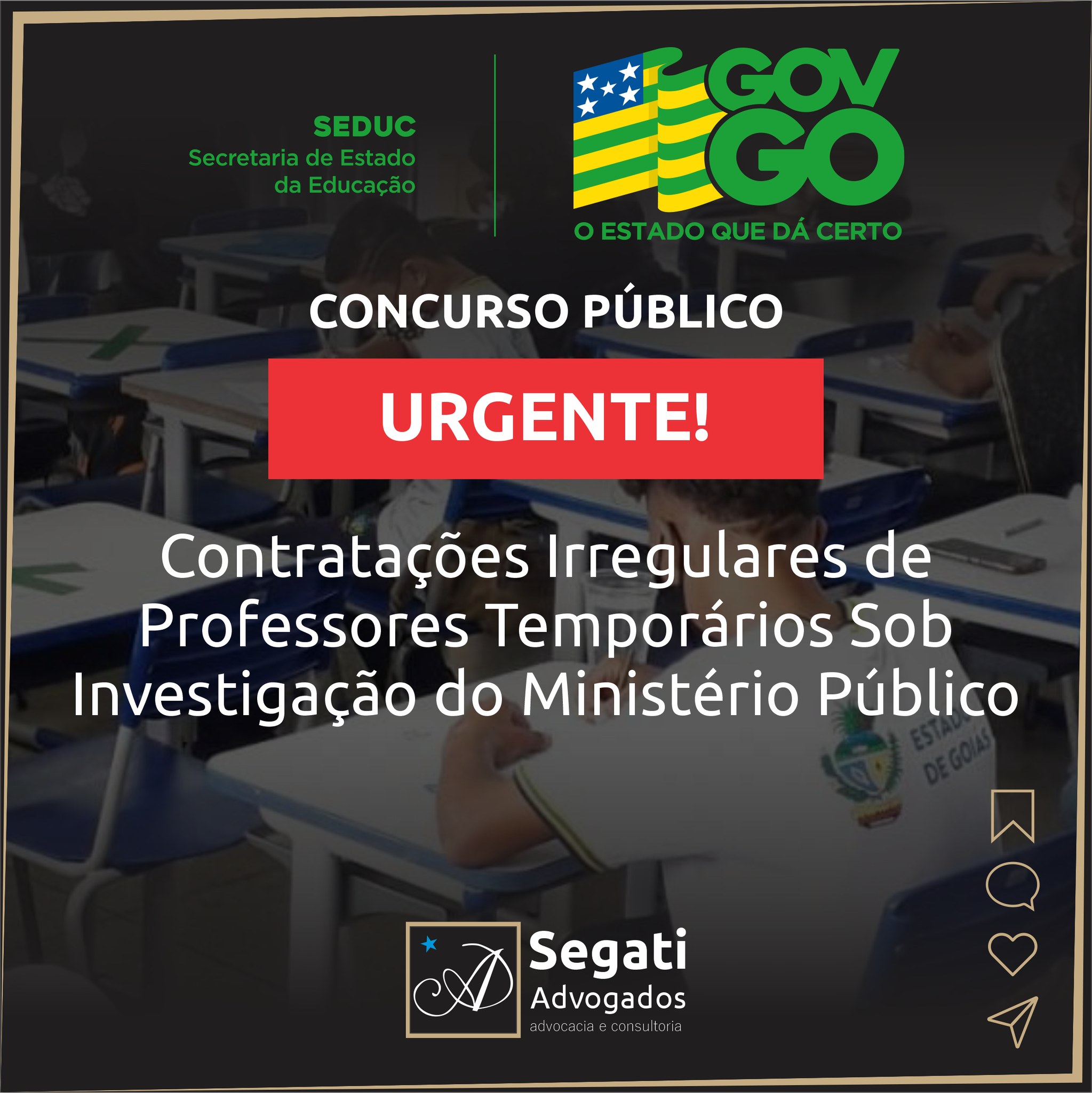 SEDUC Goiás - Contratações Irregulares de Professores Temporários Sob Investigação do Ministério Público
