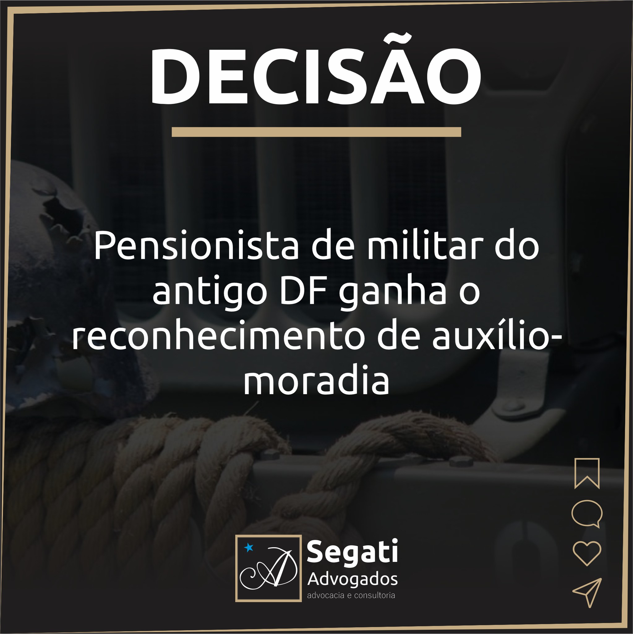 Pensionista de militar do antigo DF ganha o reconhecimento de auxílio-moradia