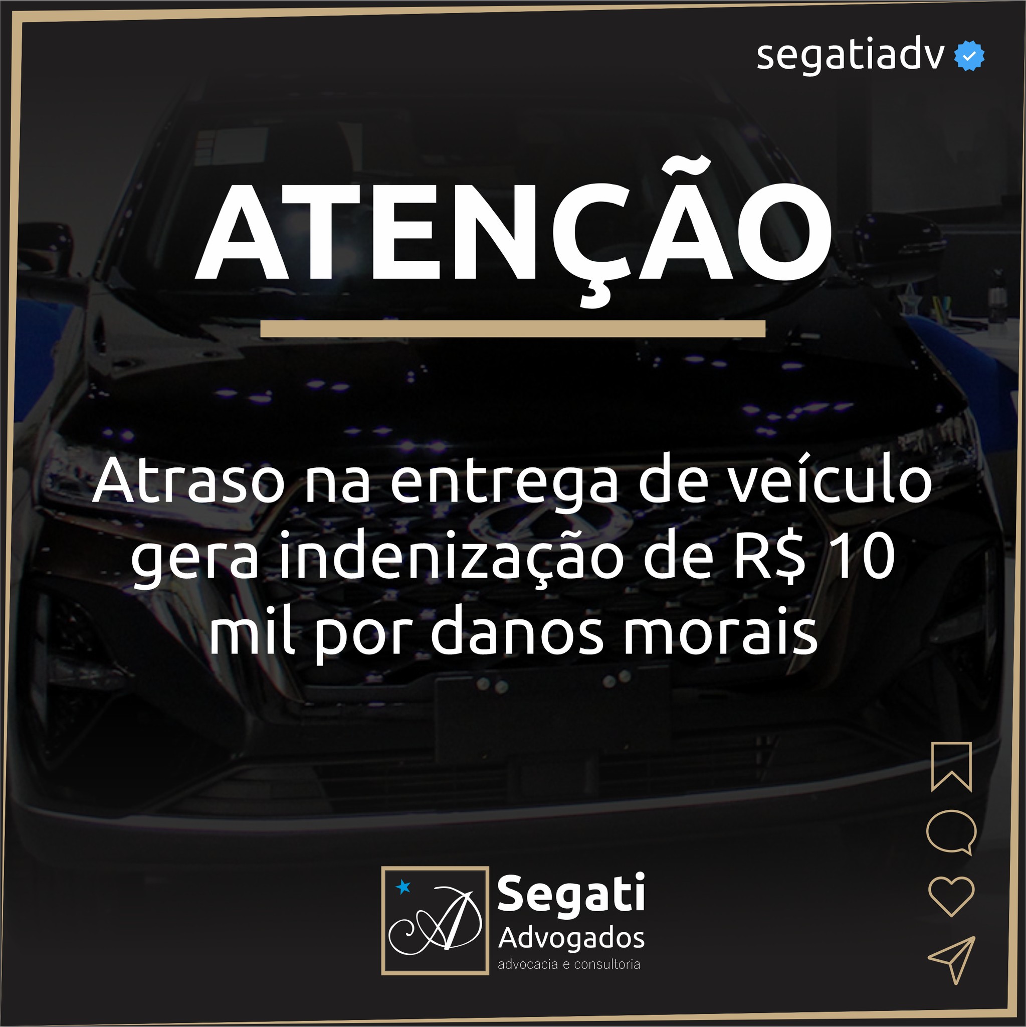 Atraso na entrega de ve&iacute;culo zero gera indeniza&ccedil;&atilde;o de R$ 10 mil por danos morais