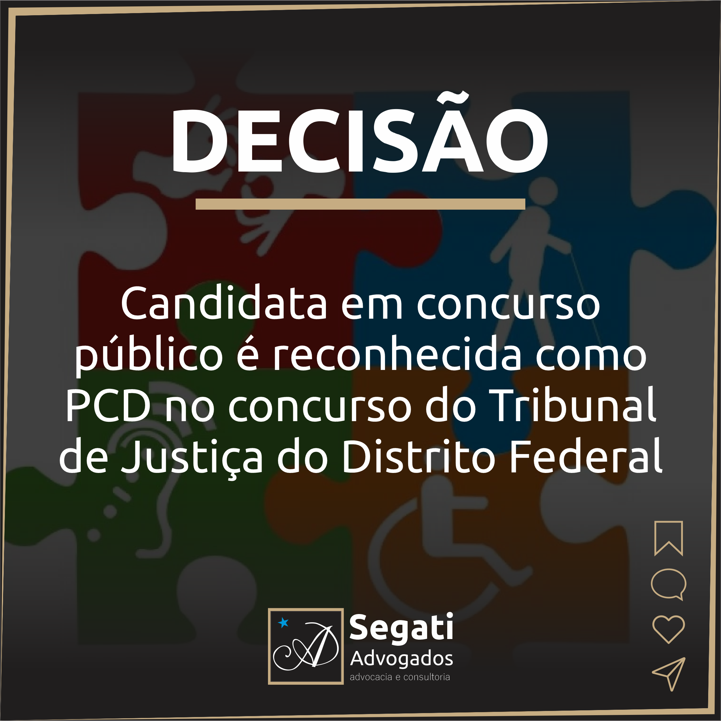 Candidata em concurso público é reconhecida como PCD no concurso do Tribunal de Justiça do Distrito Federal