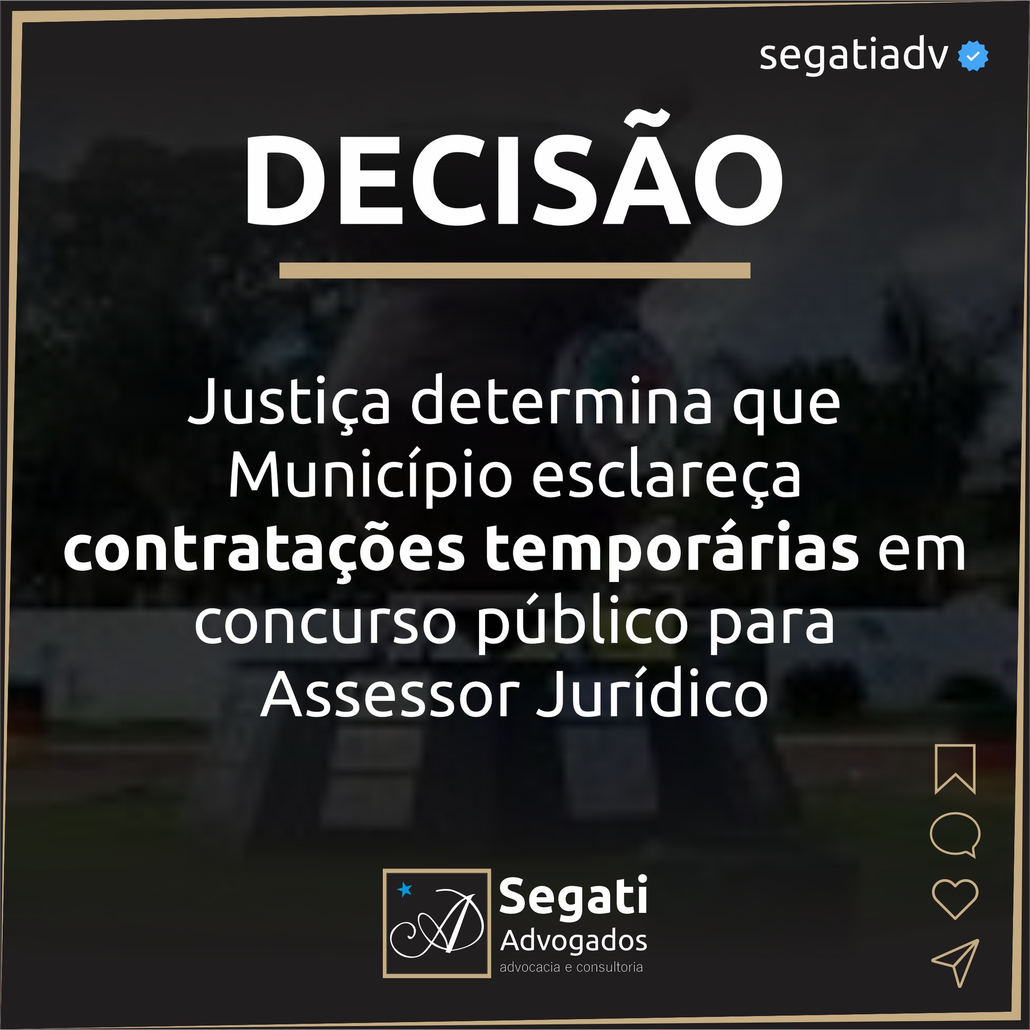 Justiça determina que Município esclareça contratações temporárias em concurso público para Assessor Jurídico em Querência - MT