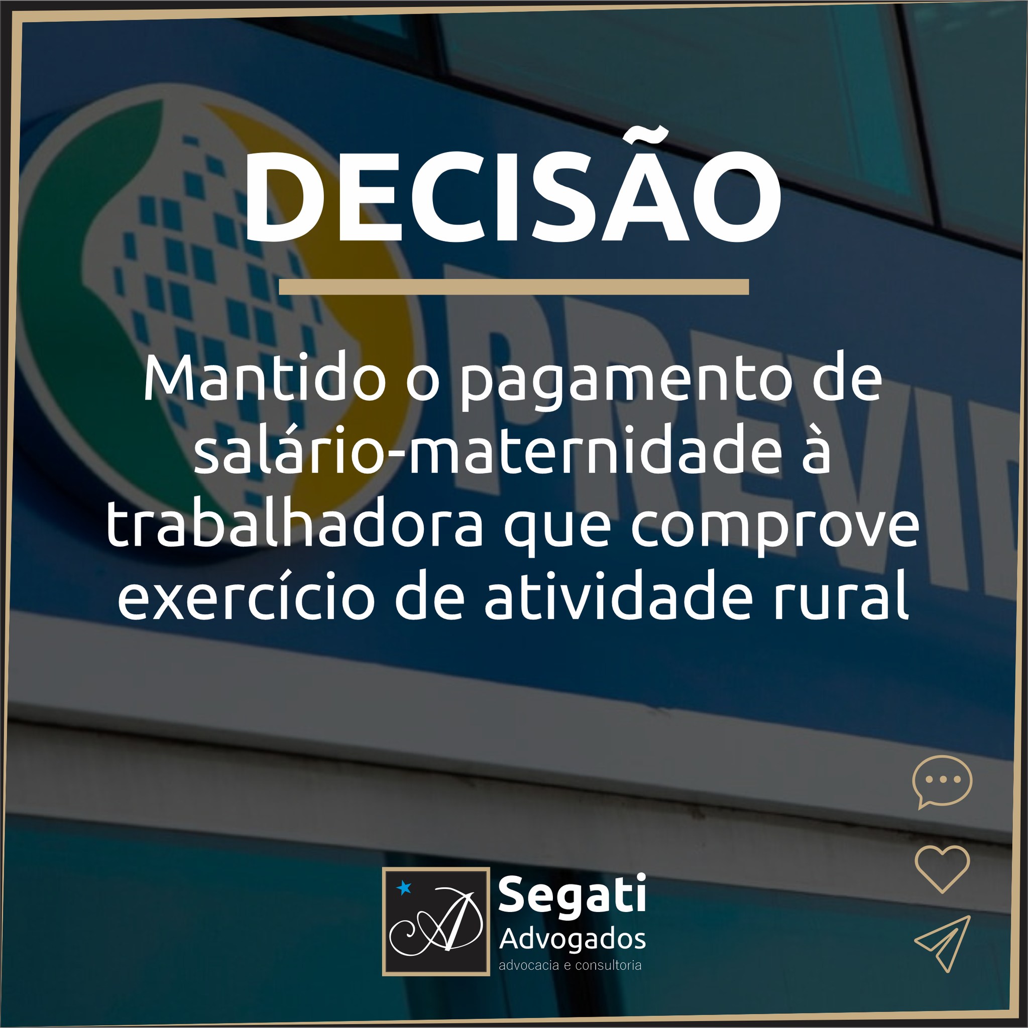 Mantido o pagamento de salário-maternidade à trabalhadora que comprove exercício de atividade rural